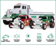 3-in-1 Hess Flatbed Truck with Hot Rods On Sale Now