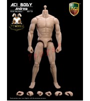 ACI Toys 1/6 AB-1A Muscular Body  Andrew _ Caucasian Body + 6 hands (No original box) AT026MA