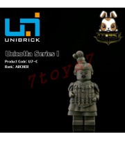 Unibrick Minifig Unicotta Terracotta #C Officer Archer _Brick Chinese Qin UN004C