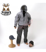 Wild Toys 1/6 Adventure & Tactical_ Grey Set _Stealth Jacket Hoodie Pants WT011E